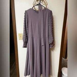 Lavendar, Flowy Knee length Dress